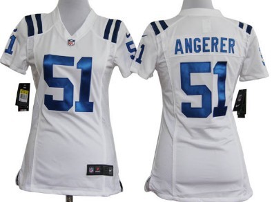 Nike Women's Team Jersey Indianapolis Colts 51 Pat Angerer White Game